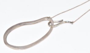 Breil silver and 18ct gold necklace, in original box