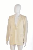 Gianni Versace Couture gentleman's vintage nude blazer, size 48