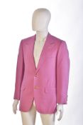 Gianni Versace Couture gentleman's vintage pink blazer, size 48