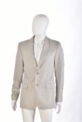 Gianni Versace Couture gentleman's vintage blazer in grey, size UK38