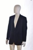 Gianni Versace Couture gentleman's vintage navy blazer, size 48