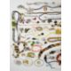 A collection of jewellery including silver butterfly pendant, three silver bangles, silver - Image 4 of 8