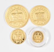 Hattons of London 2022 Queen Elizabeth II Tribute Gold Sovereign Prestige Set comprising gold full