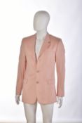 Gianni Versace gentleman's pink wool blazer, size 48
