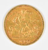 1897 Queen Victoria gold half sovereign