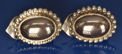 Georg Jensen silver earrings, design number 59, 7.8g