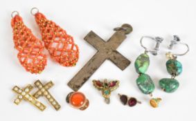 A collection of jewellery including Georgian / Victorian pieces