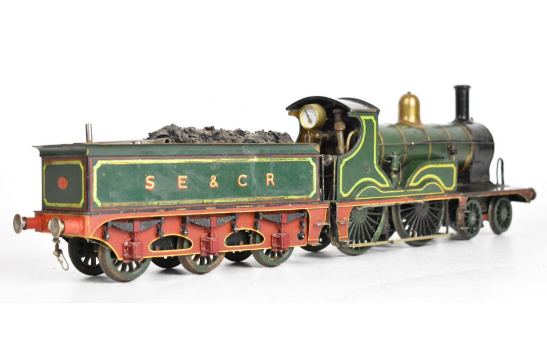 Gauge 1 spirit fired live steam London Dover and Chatham SE&CR M3 4-4-0 tender locomotive built by - Image 5 of 22