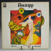 Ultra rare Republic Of Ireland 1st press Blue Pye label DNLS 3058 LP by Fruupp, Seven Secrets.