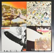 Six Led Zeppelin LPs. Led Zeppelin I, Led Zeppelin II, Led Zeppelin III, Houses of the Holy,
