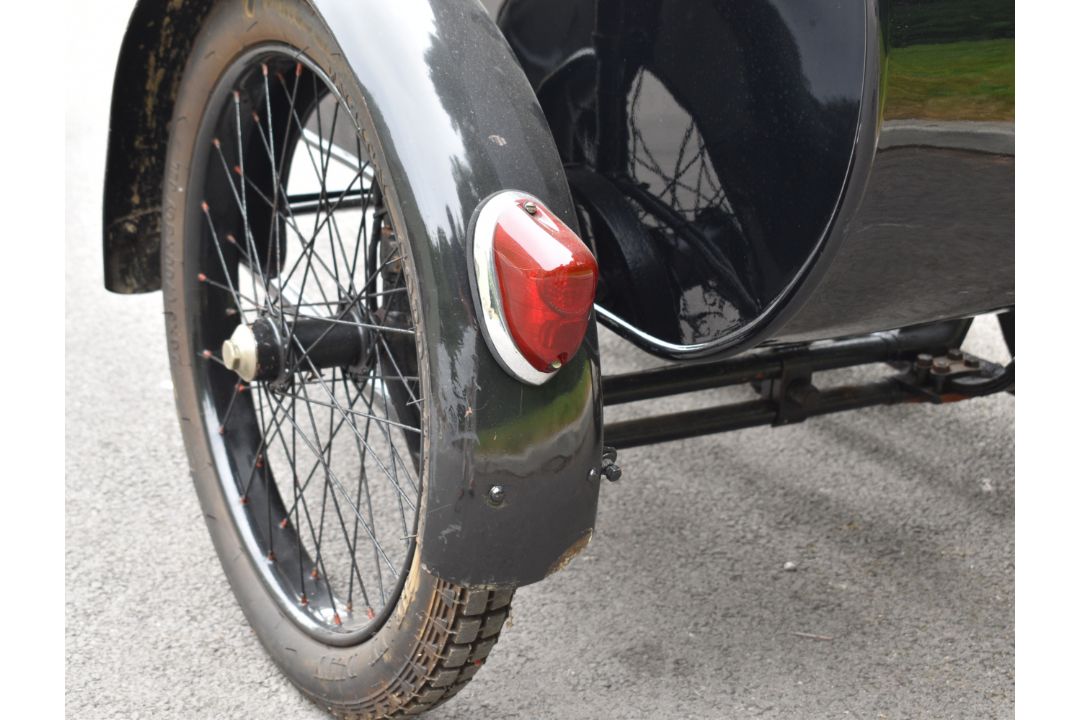 1924 AJS model D 799cc sidevalve V twin motorcycle and sidecar combination - Image 15 of 30