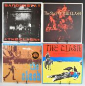 Four The Clash LPs. Give 'Em Enough Rope, Black Market Clash, Sandinista! and The Story of the