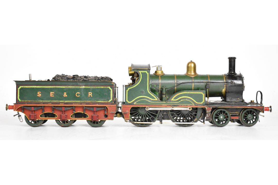 Gauge 1 spirit fired live steam London Dover and Chatham SE&CR M3 4-4-0 tender locomotive built by - Image 6 of 22