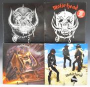 Twelve Motorhead LPs and 2 Motorhead 12