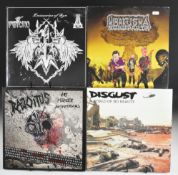 Fifteen Punk Rock / Crust / Hardcore / Grindcore etc LPs. Disgust, Rajoitus, Hibakusha, MxAxMxA,