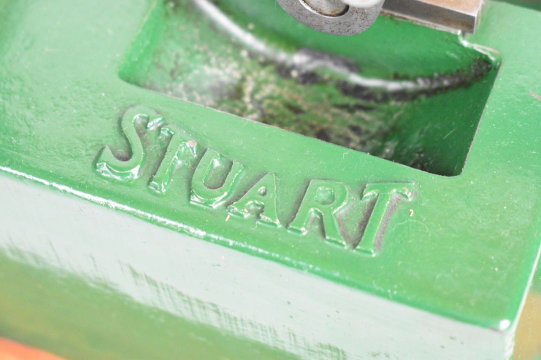 Stuart beam live steam engine with twin cylinder drain cocks, dummy flyball governor and driving - Image 15 of 17