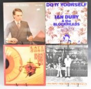 Forty six LPs. Rock / Pop / Post Punk including Kate Bush, Queen, Police, Ian Dury, Gary Numan, ELO,