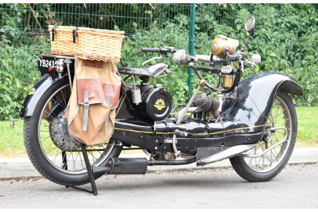 1925 Ner-a-Car model C motorcycle with Blackburne 350cc sidevalve four stroke engine - Image 9 of 25