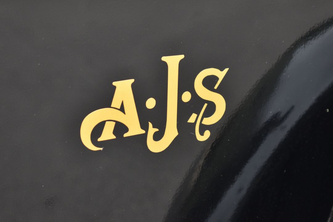 1924 AJS model D 799cc sidevalve V twin motorcycle and sidecar combination - Image 11 of 30