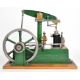 Stuart beam live steam engine with twin cylinder drain cocks, dummy flyball governor and driving - Image 2 of 17