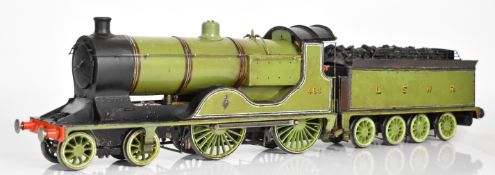 Gauge 1 spirit fired live steam LSWR D15 4-4-0 tender locomotive built by the late Richard