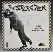 The Selecter LP Too Much Pressure, with signatures attributed to the band. Provenance: The vendor