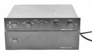 AC Magnum MC 250 preamplifier and MF 250 power amplifier Hi-Fi combo, made in England.