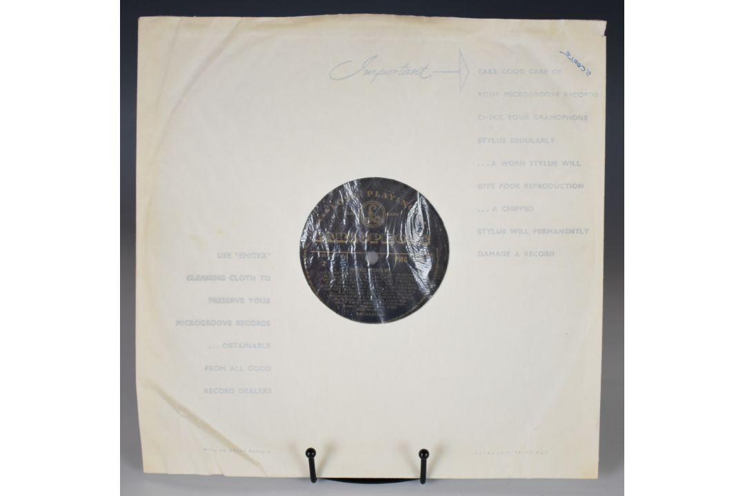 Black and gold label very first press of The Beatles Please Please Me (PMC 1202) with Dick James - Image 7 of 7