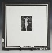Punk Rock LP By CRASS, Yes Sir I Will. The cover folds out to a large 6 pane poster. Vinyl appears