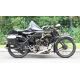 1924 AJS model D 799cc sidevalve V twin motorcycle and sidecar combination - Image 4 of 30