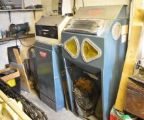 Guyson DBH2 shot or sand blast cabinet together with a DC41 extractor The following lots are being