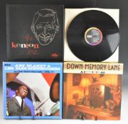 Six Jazz / Hard Bop LPs and 3 x Jazz box sets. LPs are Blue Note BNS 40013 Hank Mobley plus Stan