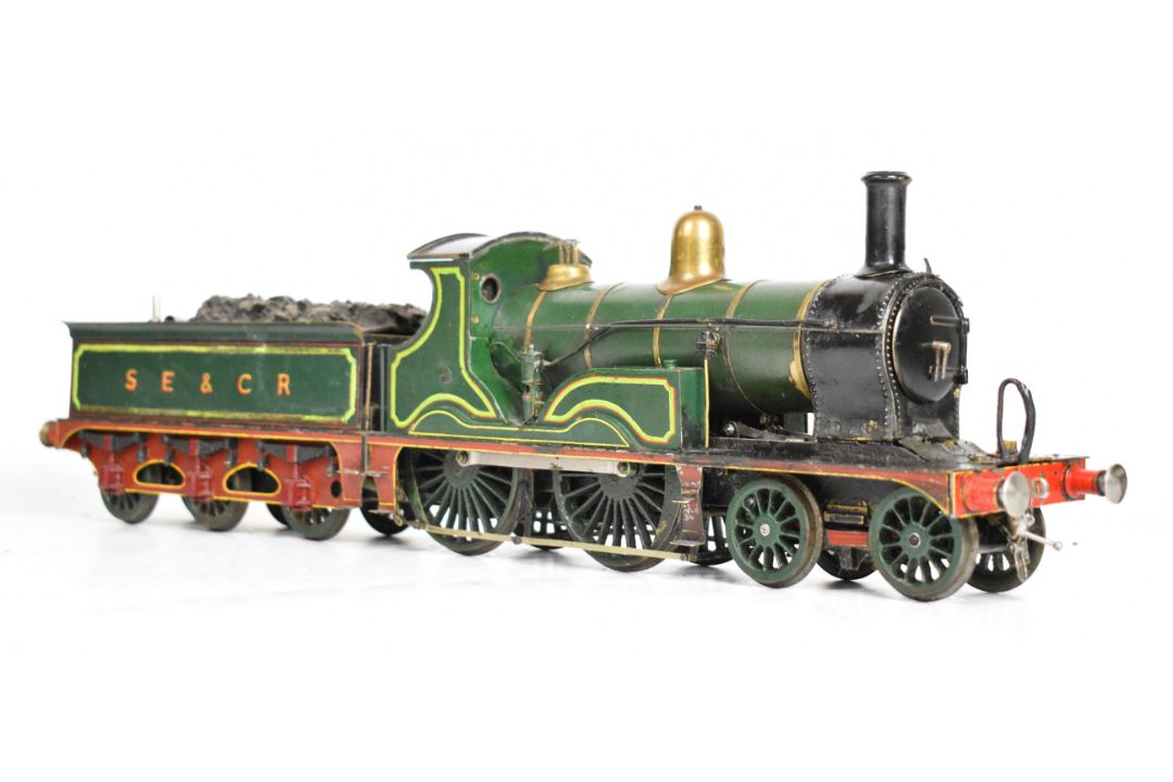 Gauge 1 spirit fired live steam London Dover and Chatham SE&CR M3 4-4-0 tender locomotive built by - Image 7 of 22