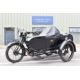 1924 AJS model D 799cc sidevalve V twin motorcycle and sidecar combination - Image 3 of 30