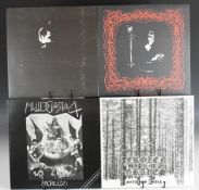 Thirteen Black Metal / Death Metal LPs Parabellum Sacrilegio White label red vinyl, Frozen Graves
