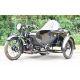 1924 AJS model D 799cc sidevalve V twin motorcycle and sidecar combination - Image 8 of 30
