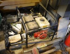 Honda 5.0kva petrol generator with GX270 engine The following lots are being sold without reserve