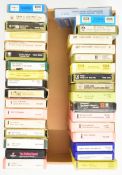 Thirty four 8-Track cassettes including The Beatles, 10cc, Traffic, 3 x Rolling Stones, 2 x Neil