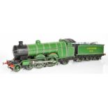 Gauge 1 coal fired live steam LBSCR or Southern H2 Atlantic 4-4-2 tender locomotive built by the