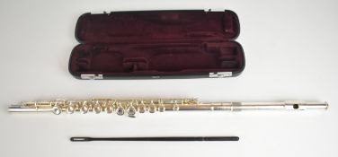 Yamaha 211SII  flute, serial No. 500820, in fitted case.