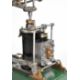Stuart beam live steam engine with twin cylinder drain cocks, dummy flyball governor and driving - Image 9 of 17