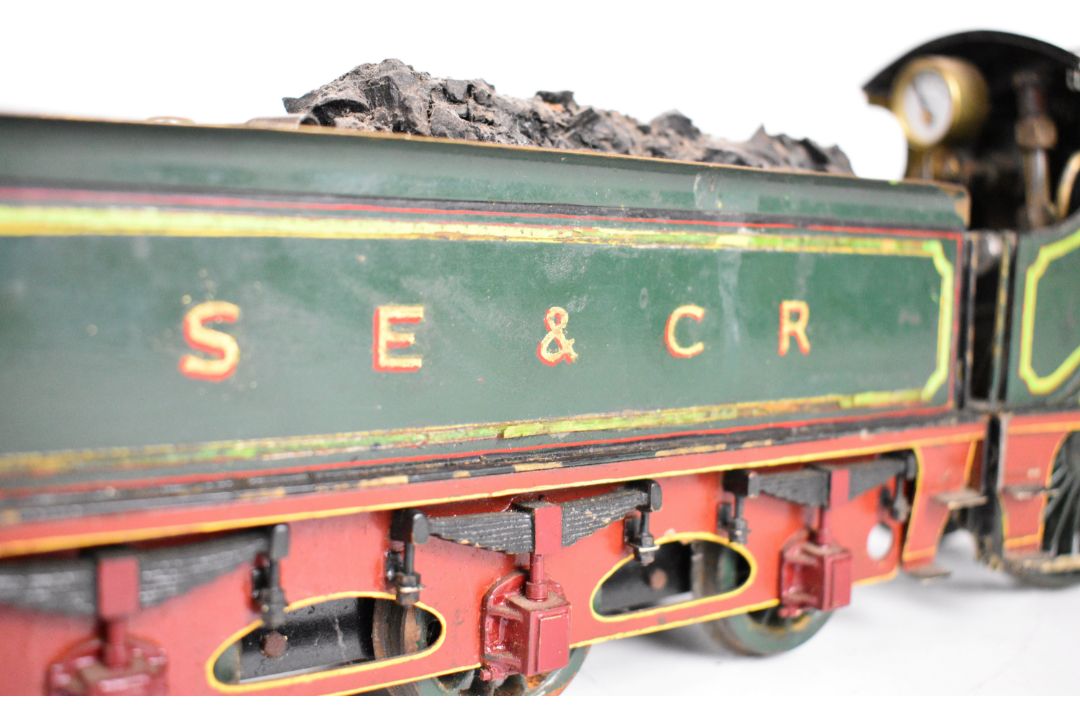 Gauge 1 spirit fired live steam London Dover and Chatham SE&CR M3 4-4-0 tender locomotive built by - Image 17 of 22
