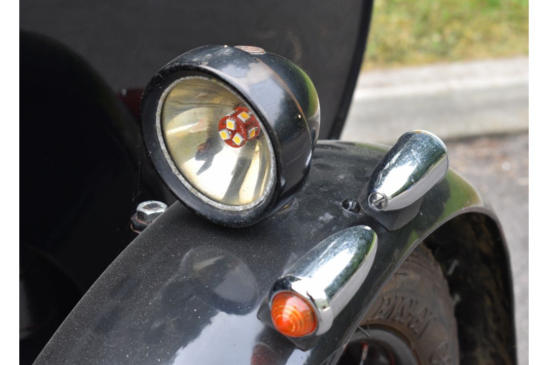 1924 AJS model D 799cc sidevalve V twin motorcycle and sidecar combination - Image 12 of 30