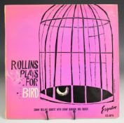 Rare Esquire Jazz LP 32-075 Rollins Plays For Bird. 1st press matrix PRLP-7095-A RVG (stamped) and