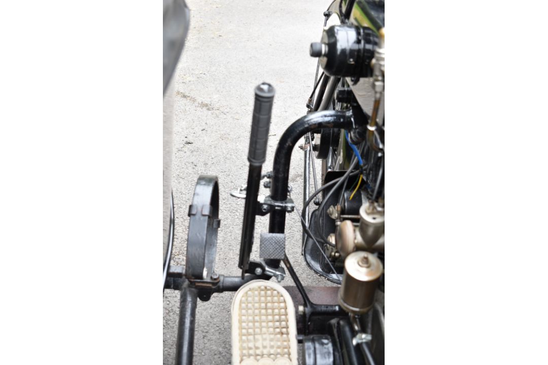 1924 AJS model D 799cc sidevalve V twin motorcycle and sidecar combination - Image 23 of 30