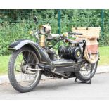 1925 Ner-a-Car model C motorcycle with Blackburne 350cc sidevalve four stroke engine