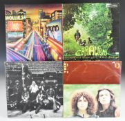 Seventeen Prog Rock / Psychedelic Rock / Folk / Rock etc LPs. King Crimson Islands (pink rim on