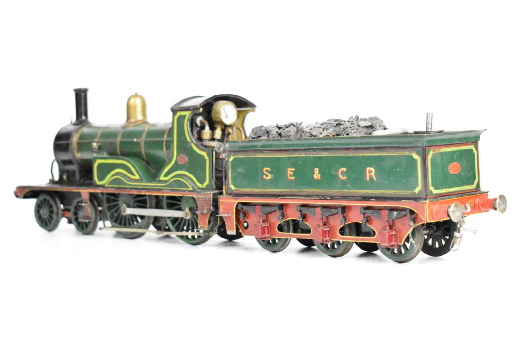 Gauge 1 spirit fired live steam London Dover and Chatham SE&CR M3 4-4-0 tender locomotive built by - Image 3 of 22