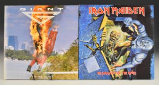 Two 1st press Hard Rock / Heavy Metal LPs. Giant Time to Burn Epic – EPC 469457 1 with matrix /