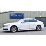 2016 BMW 730d xDrive auto ULEZ free 3.0 diesel car, registration number PM66 AMM, with V5c showing